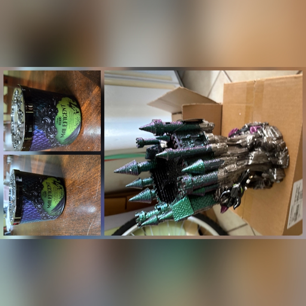 BBW Maleficent Castle Candle Holder - 2 Candles Included